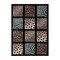 Flash Furniture 5' x 7' Animal Print Area Rug with Raised Squares ACD-RGYHPU-57-BK-GG - alternate 3